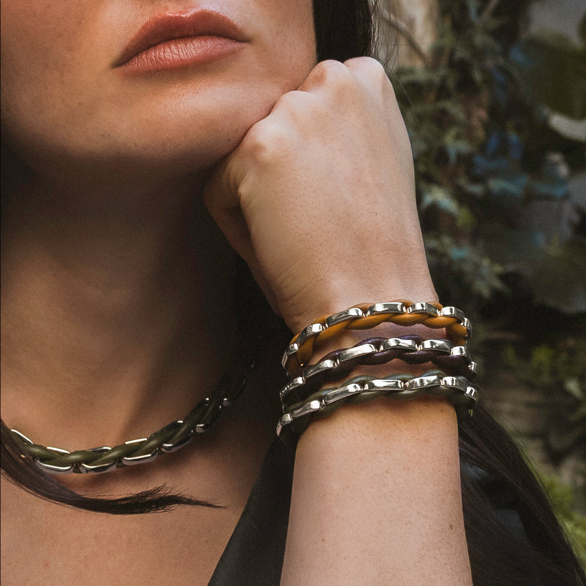 Catena Olivo Silver Bracelet