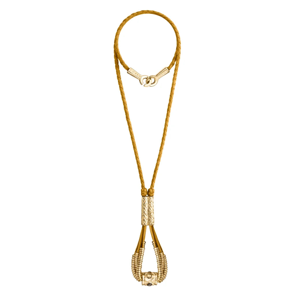 Collar Baño de Oro 22K o rodio, piedra central pirita facetadas - Joyería y bisutería fina