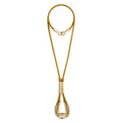 Collar Baño de Oro 22K o rodio, piedra central pirita facetadas - Joyería y bisutería fina