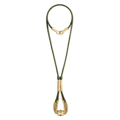 Collar Baño de Oro 22K o rodio, piedra central pirita facetadas - Joyería y bisutería fina