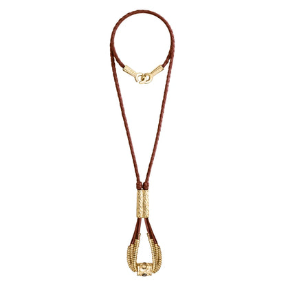 Collar Baño de Oro 22K o rodio, piedra central pirita facetadas - Joyería y bisutería fina