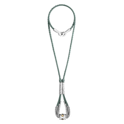 Collar Baño de Oro 22K o rodio, piedra central pirita facetadas - Joyería y bisutería fina