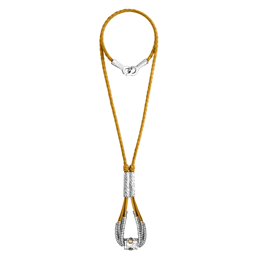 Collar Baño de Oro 22K o rodio, piedra central pirita facetadas - Joyería y bisutería fina