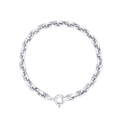 White Gold Link Bracelet 14k