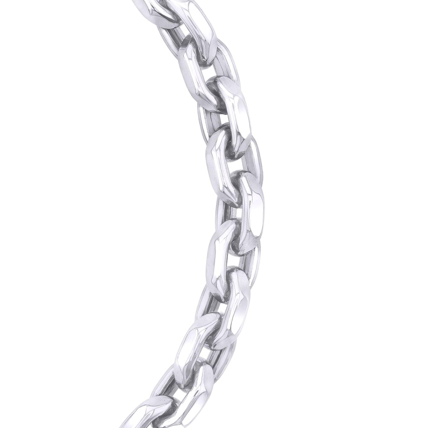 White Gold Link Bracelet 14k