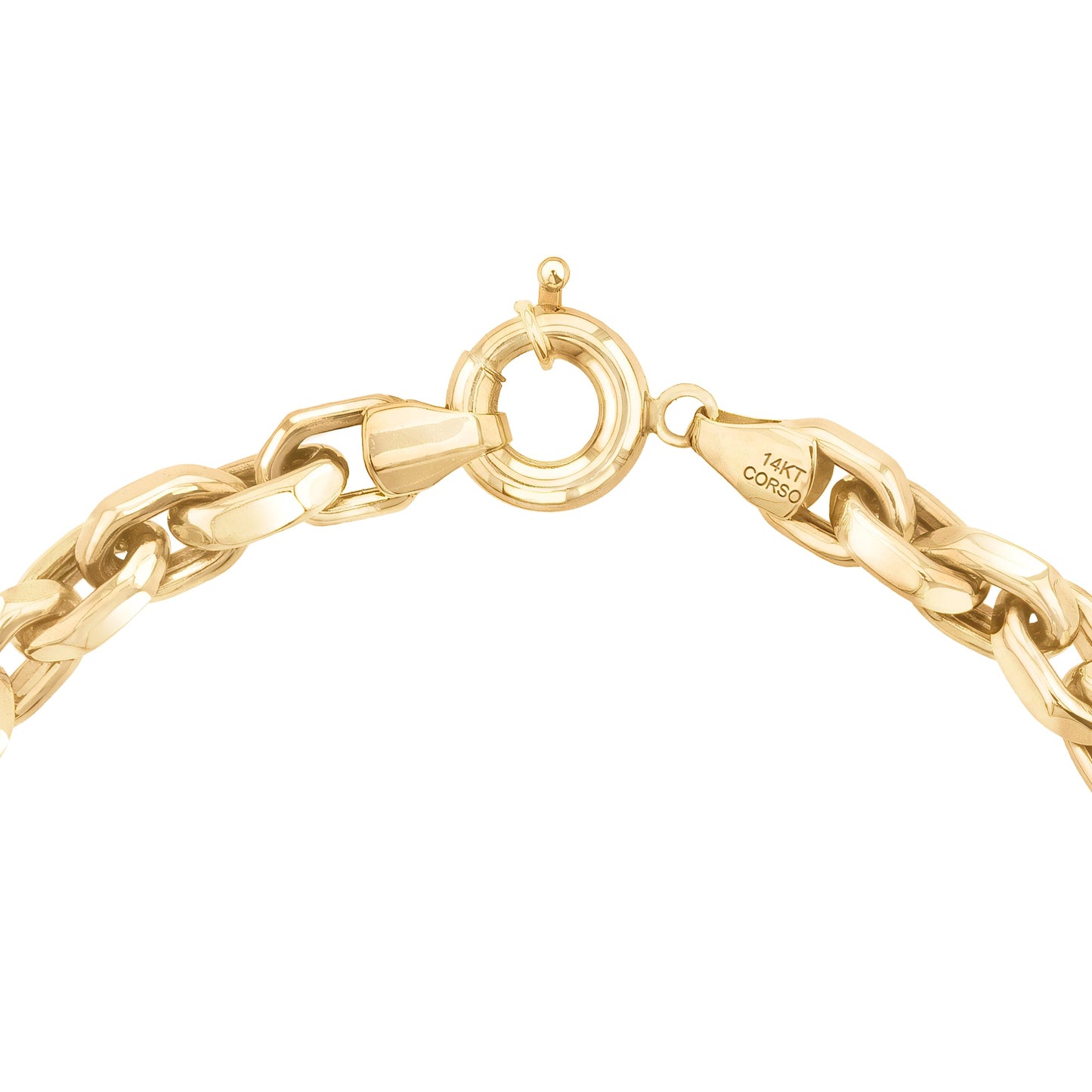 Gold Link Bracelet 14k
