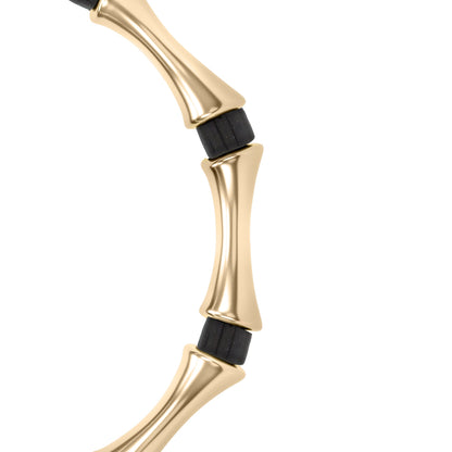 Bamboo Obsidiana Stone Gold
