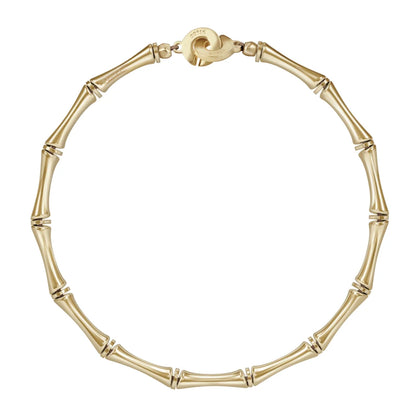 Choker Bañado en Oro 22K, Cuentas tubulares - Joyería y bisutería fina