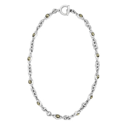 Ponza Pirita Silver Choker