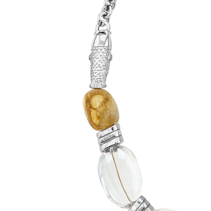 Biwa Silver Choker