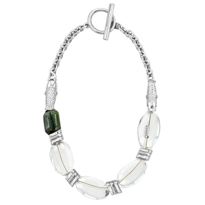Biwa Silver Choker