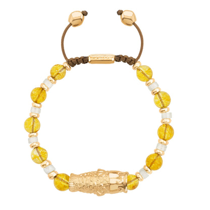 Kuma Citrino Gold Bracelet