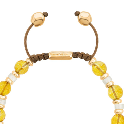 Kuma Citrino Gold Bracelet