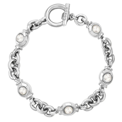Ponza Perla Blanca Silver Bracelet