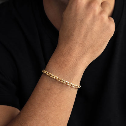 Gold Link Bracelet 14k