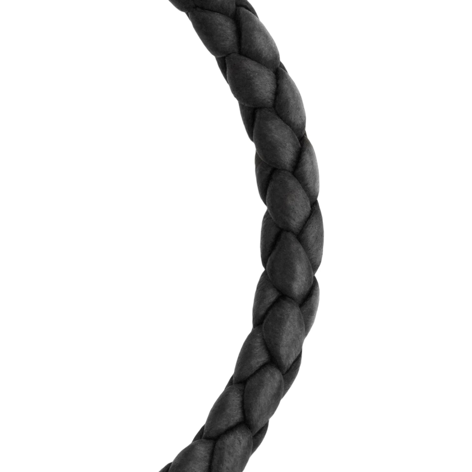 Pulsera en baño de Oro 22K, Piel natural de Borrego, Trenzado - Joyería y bisutería fina