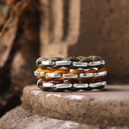 Catena Brandy Silver Bracelet