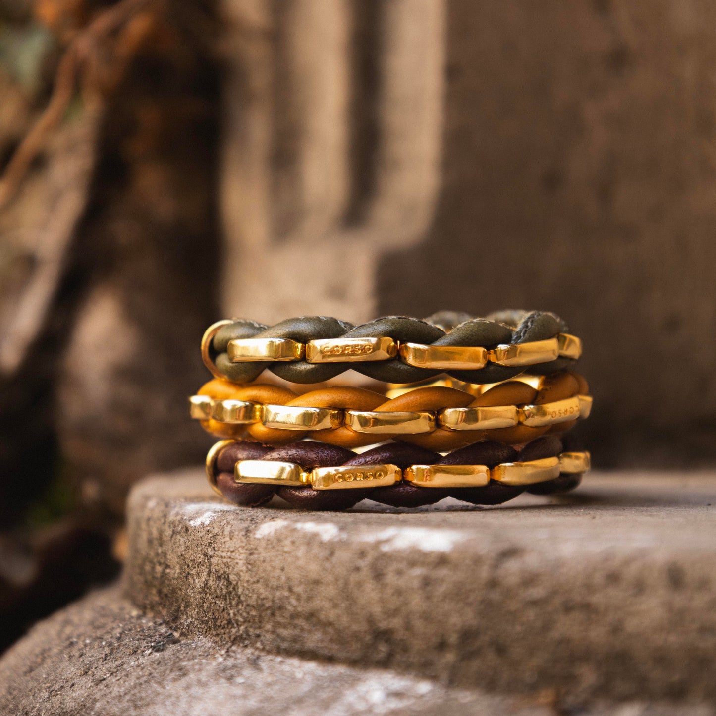 Catena Olivo Gold Bracelet
