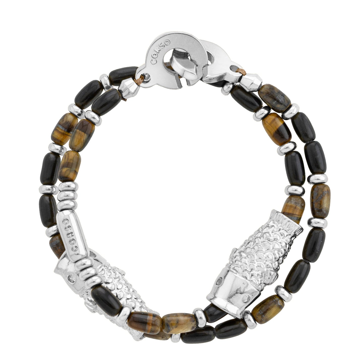 Mar de Suo Ónix Silver Bracelet
