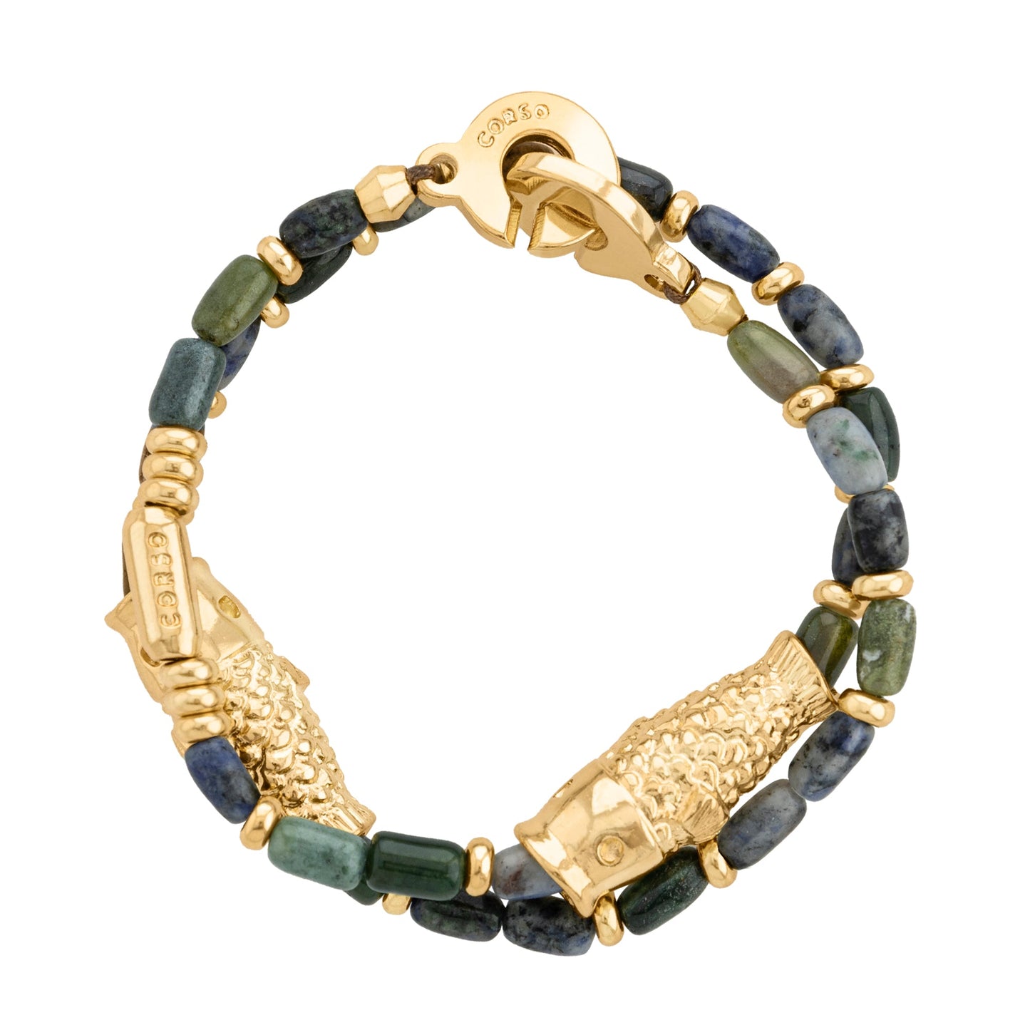Mar de Suo Lapislázuli Gold Bracelet