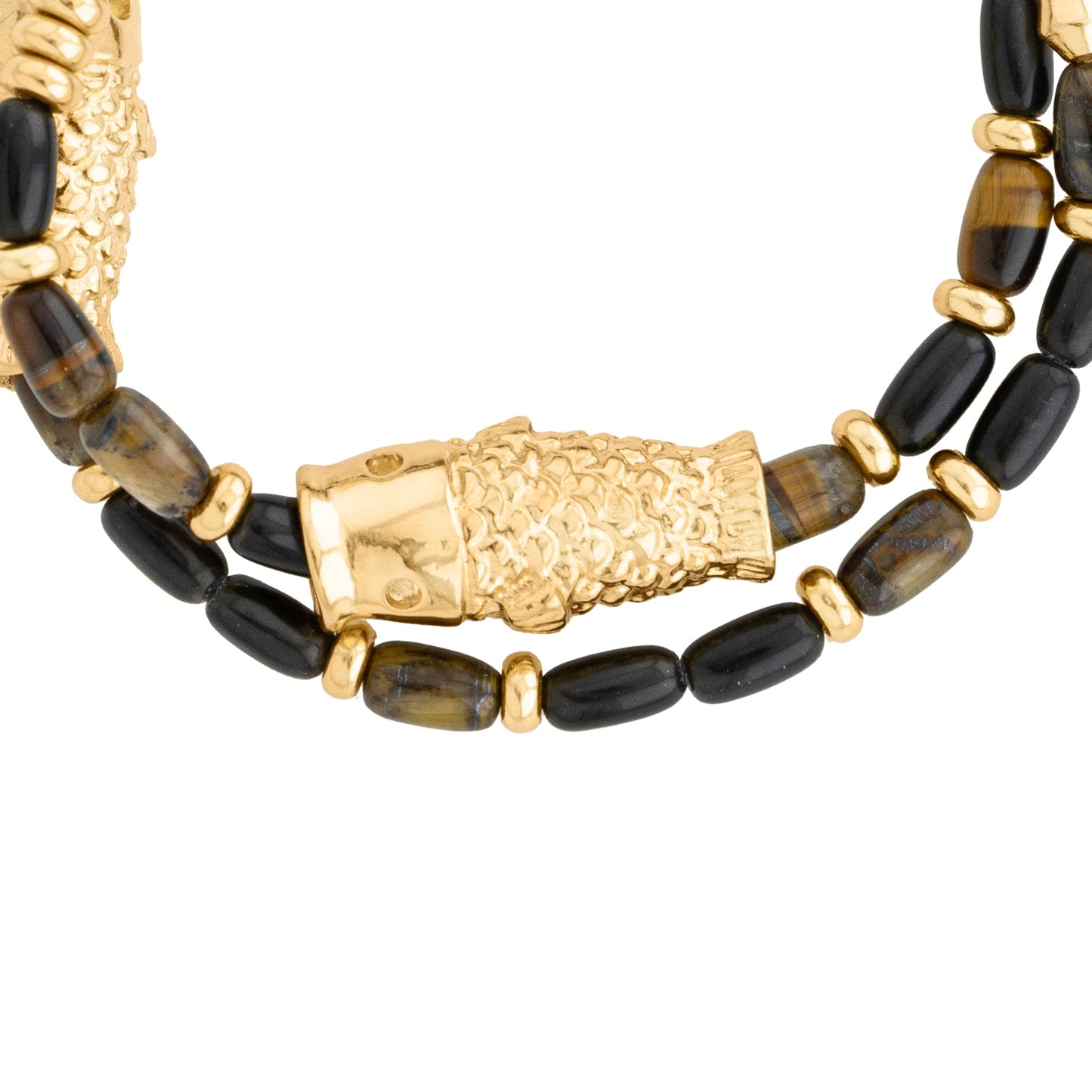 Mar de Suo Onix Gold Bracelet