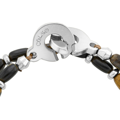 Mar de Suo Ónix Silver Bracelet