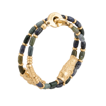 Mar de Suo Lapislázuli Gold Bracelet