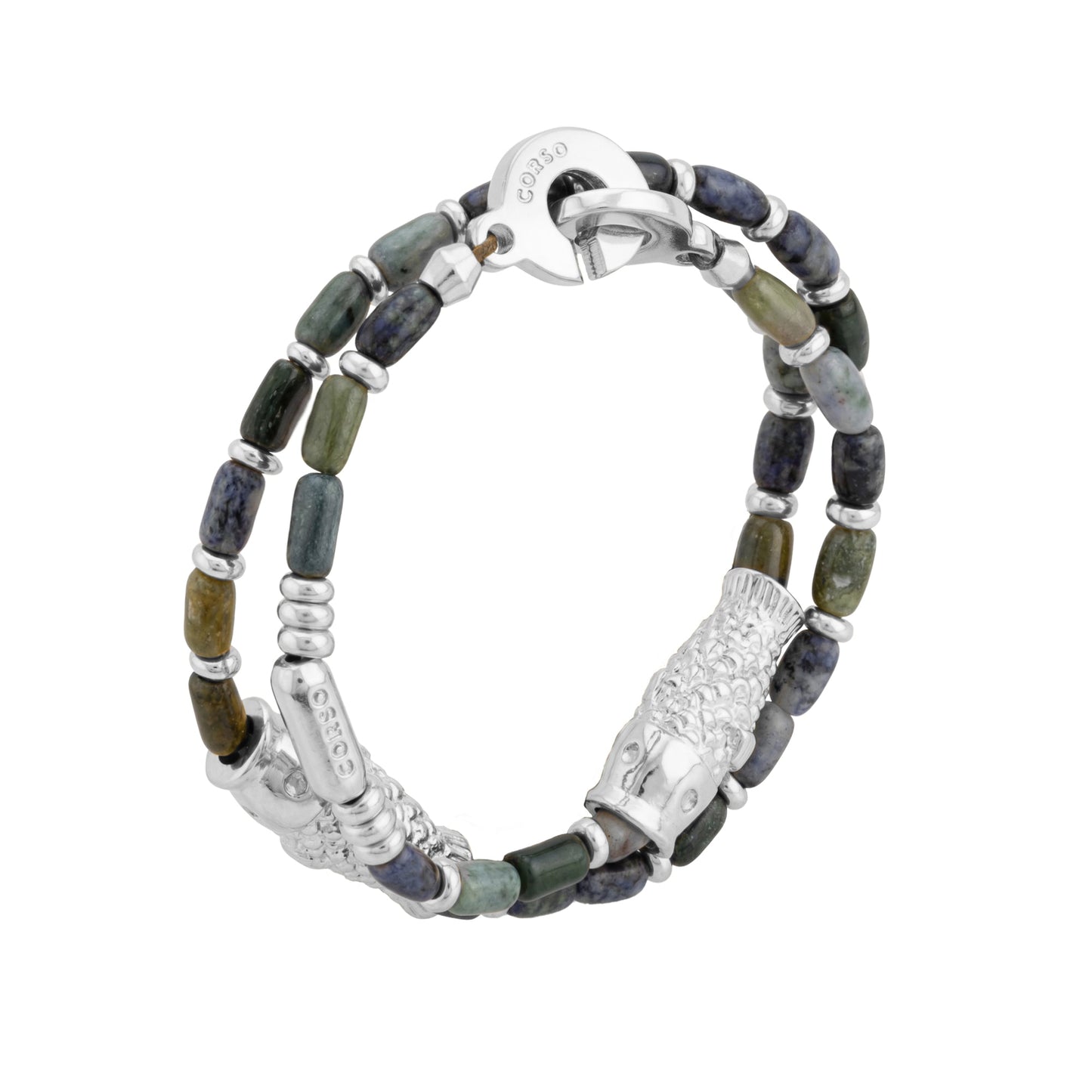 Mar de Suo Lapislázuli Silver Bracelet