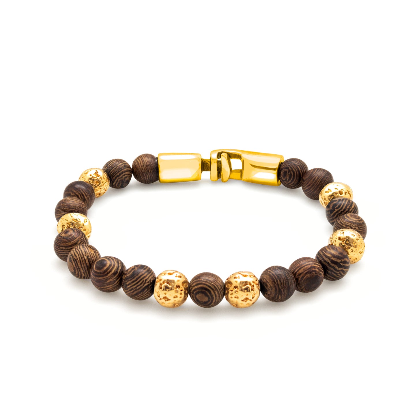 Stack Faceted Gold