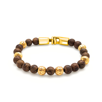 Stack Faceted Gold