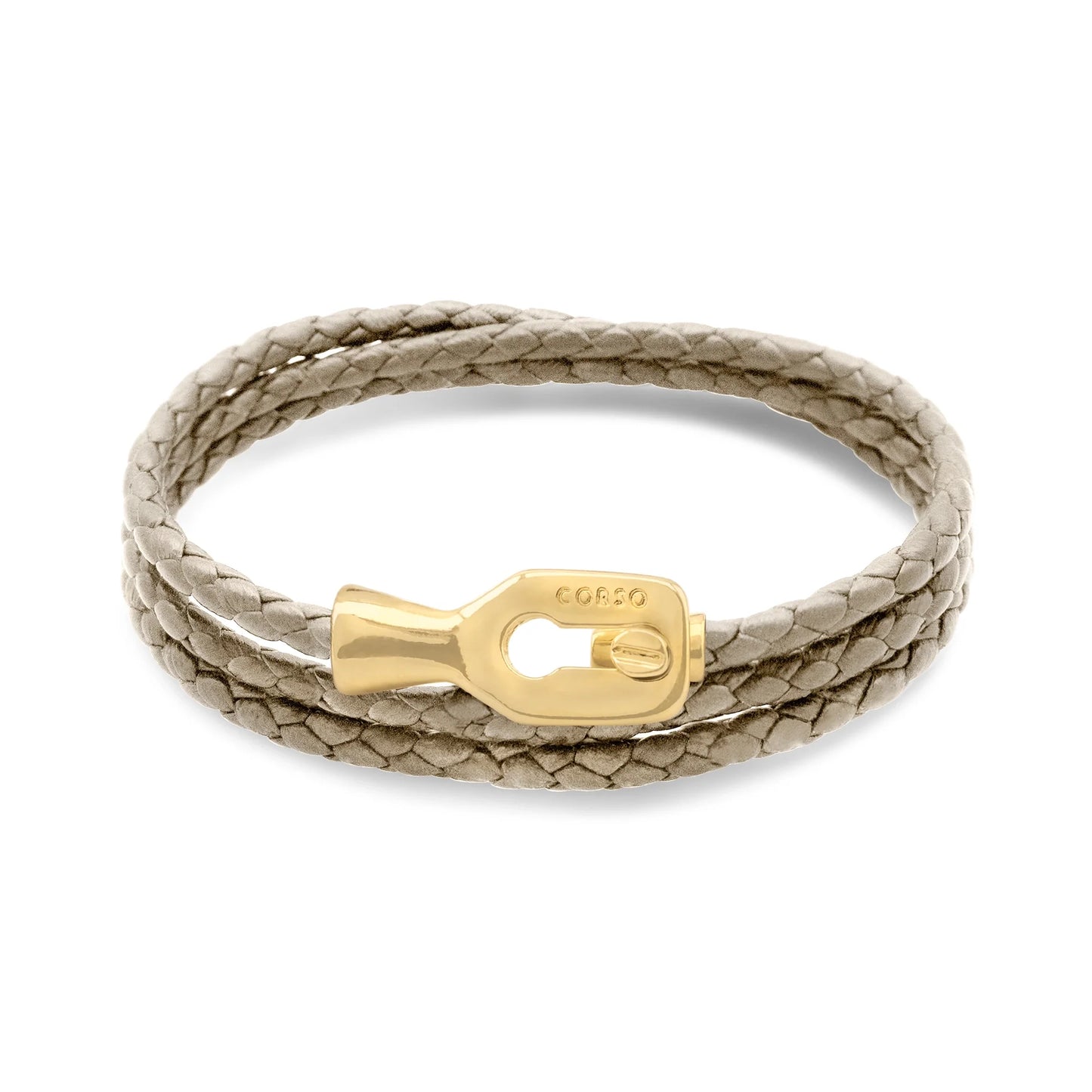 Pulsera baño de Oro 22K, Piel de borrego - Joyería y bisutería fina