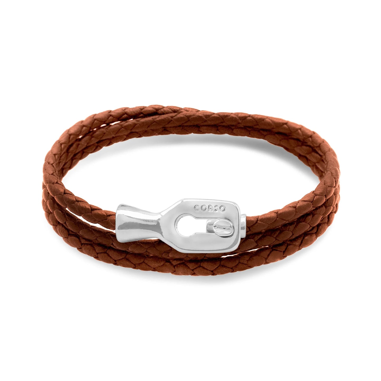 Pulsera baño de Rodio, Piel de borrego - Joyería y bisutería fina