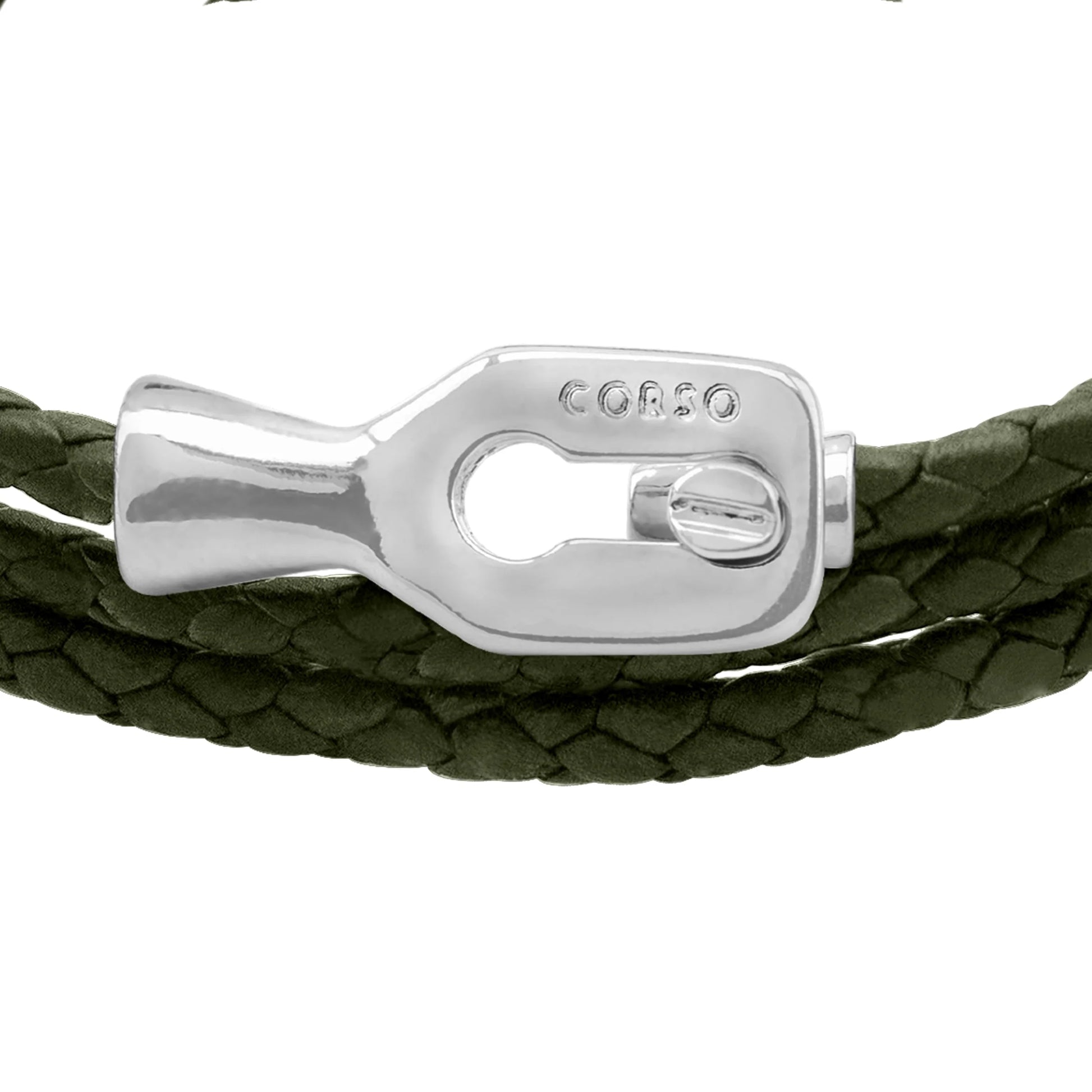 Pulsera baño de Rodio, Piel de borrego - Joyería y bisutería fina