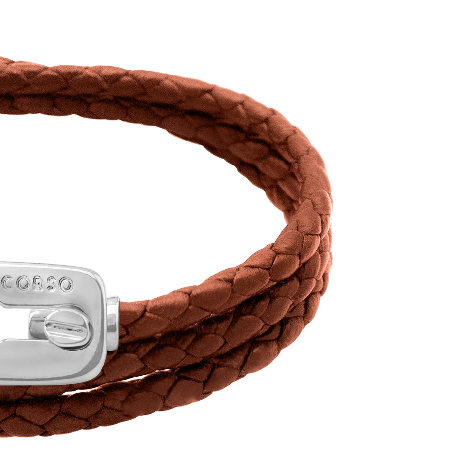 Pulsera baño de Rodio, Piel de borrego - Joyería y bisutería fina