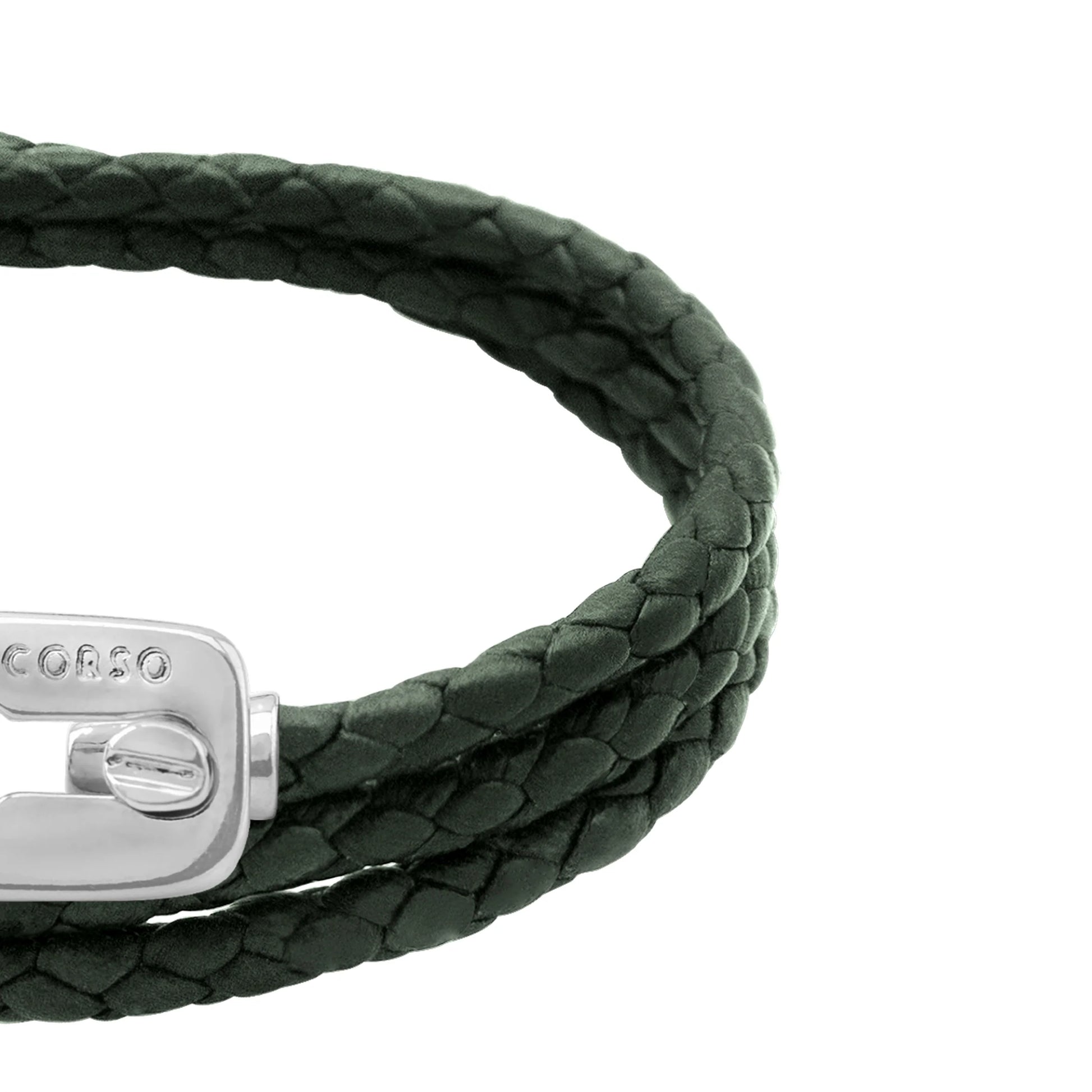 Pulsera baño de Rodio, Piel de borrego - Joyería y bisutería fina