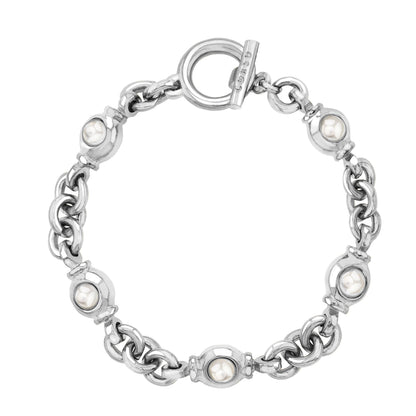 Ponza Perla Blanca Silver Bracelet