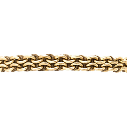 Pulsera Milán Oro 14k Hilo de seda trenzada - Joyería y bisutería fina