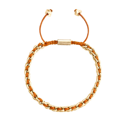 Pulsera Milán Oro 14k Hilo de seda trenzada - Joyería y bisutería fina
