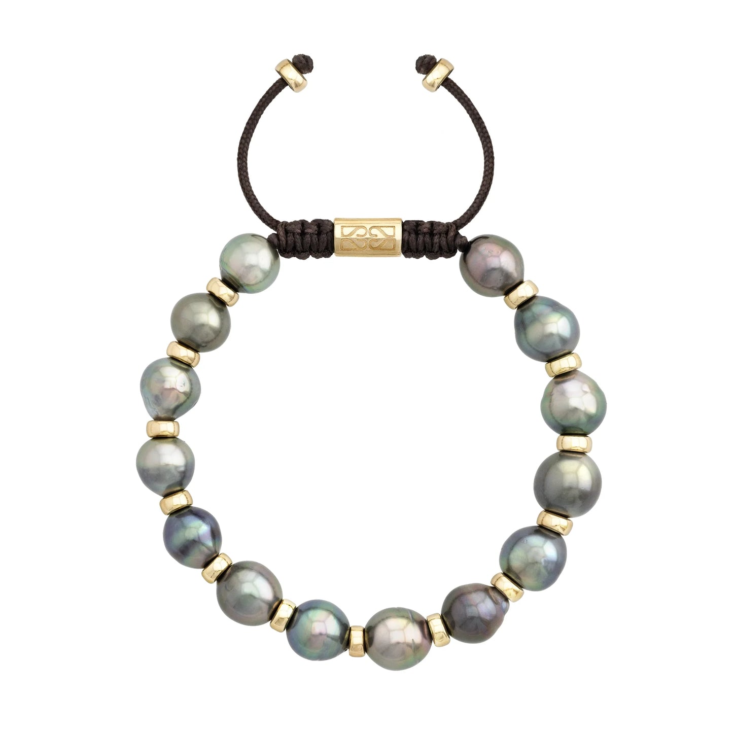 Pulsera Perlas Tahití Oro 14k perlas negras - Joyería y bisutería fina