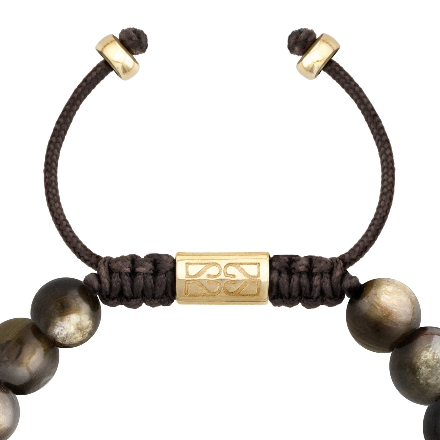 Pulsera Gaya Oro 14k Cuencas golden mica - Joyería y bisutería fina