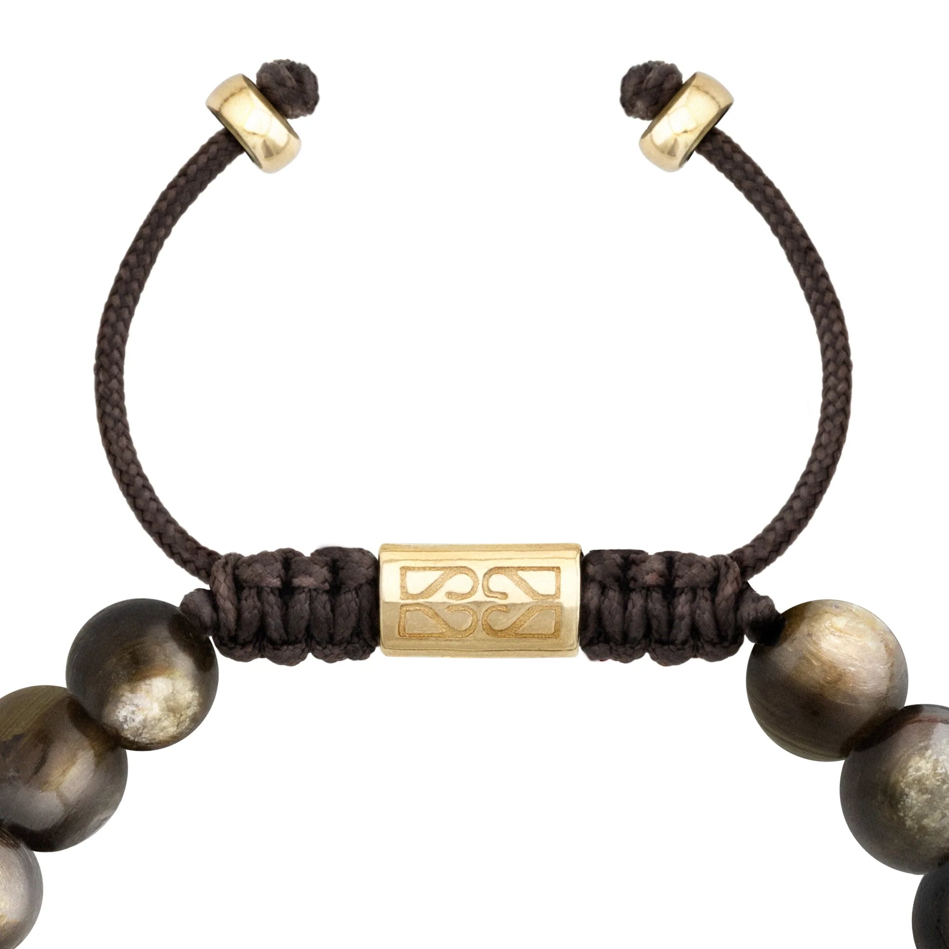 Pulsera Gaya Oro 14k Cuencas golden mica - Joyería y bisutería fina