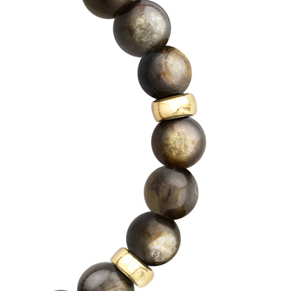 Pulsera Gaya Oro 14k Cuencas golden mica - Joyería y bisutería fina