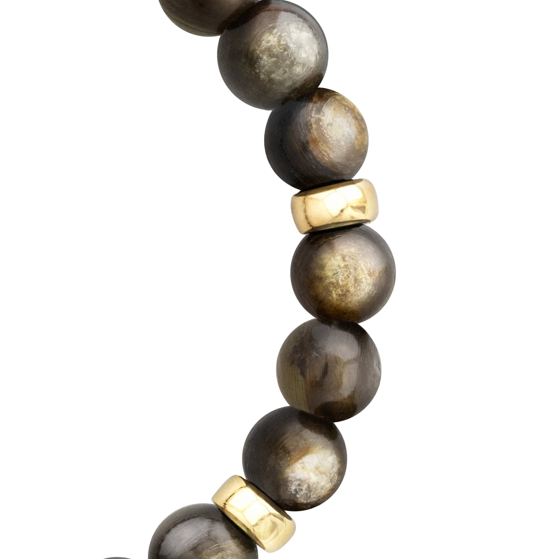 Pulsera Gaya Oro 14k Cuencas golden mica - Joyería y bisutería fina