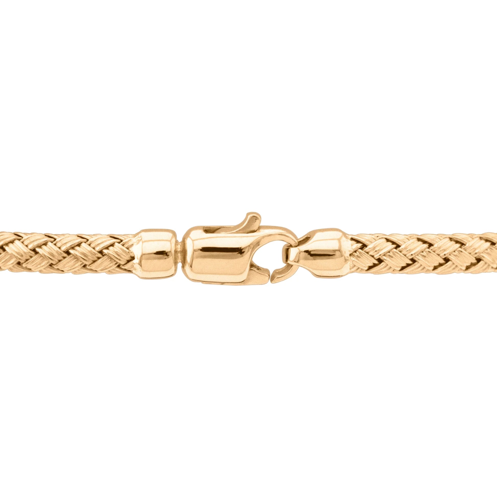 Pulsera Andria Oro 14k tejida italiana arezzo - Joyería y bisutería fina
