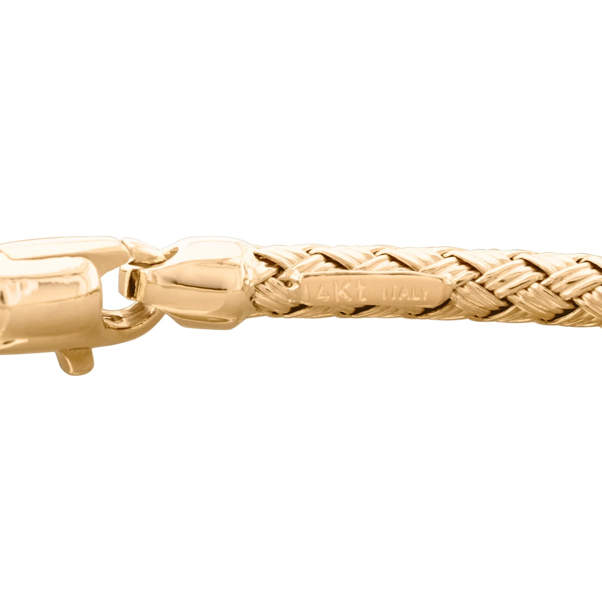 Pulsera Andria Oro 14k tejida italiana arezzo - Joyería y bisutería fina
