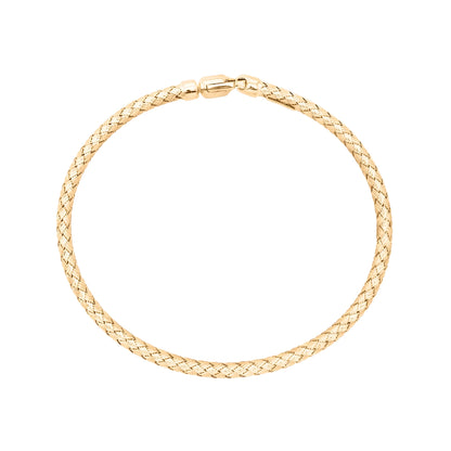Pulsera Andria Oro 14k tejida italiana arezzo - Joyería y bisutería fina
