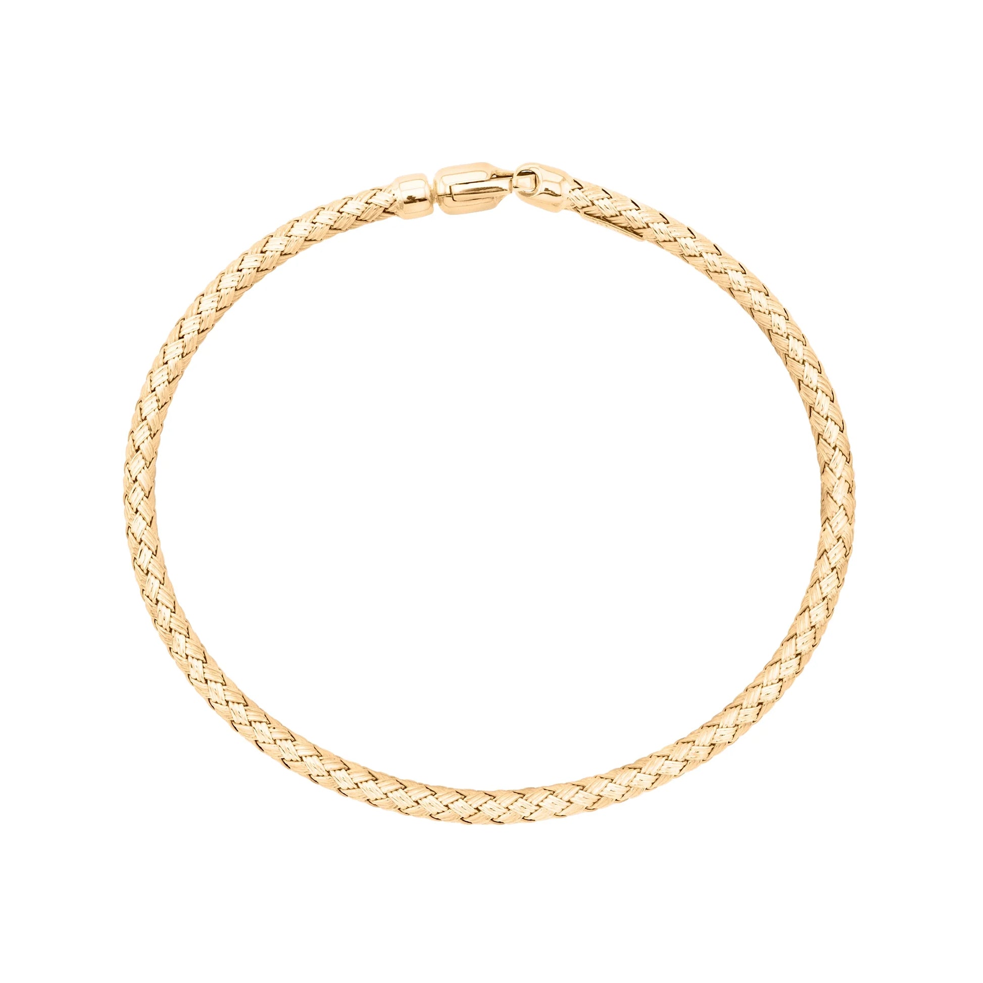Pulsera Andria Oro 14k tejida italiana arezzo - Joyería y bisutería fina
