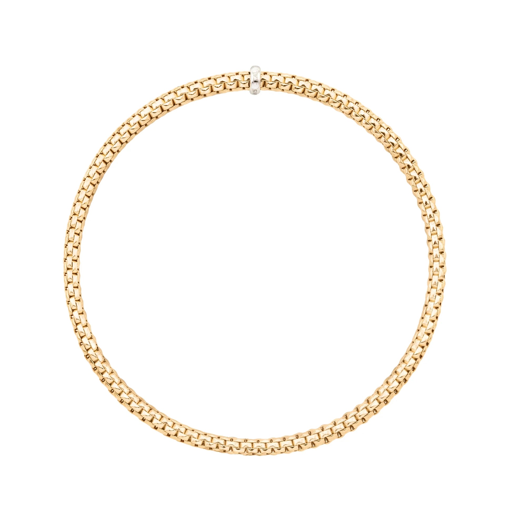 Pulsera Faenza Oro 14k tejida italiana arezzo - Joyería y bisutería fina