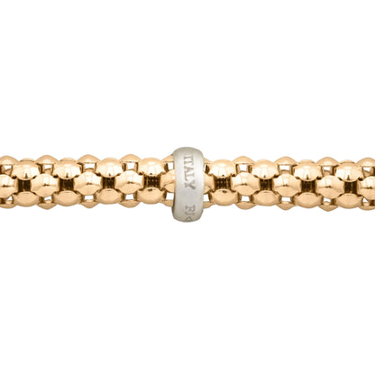 Pulsera Brenna Oro 14K tejida italiana arezzo - Joyería y bisutería fina