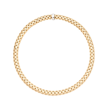 Pulsera Brenna Oro 14K tejida italiana arezzo - Joyería y bisutería fina